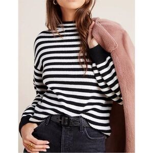 Black and White Striped Sweater
